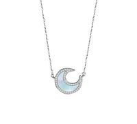 Pendant Necklaces New Shell Necklace Sterling SilverSilver Moon Fashion Light Luxury Woman for Girlfriend Women