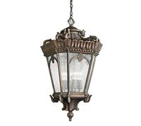 Pendelleuchte Antiguo Aluminio Cristal Vintage Opulento Lámpara Exterior Balcón