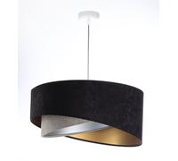 Pendelleuchte Lámpara Colgante Mesa de Comedor E27 Redondo D:50CM Negro Oro