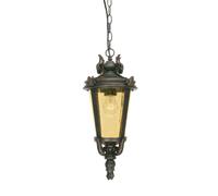 Pendelleuchte Marrón Acero Terraza IP44 Vintage Opulento Obispo Lámpara Exterior