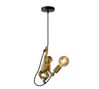 Pendelleuchte Mono Oro Negro Cocina Mesa de Comedor L: 17,6 CM E27 Colgante