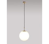 Pendelleuchte Musa Cristal Bola de Latón Diseño Vintage Lámpara Colgante Comedor