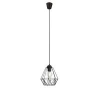 Pendelleuchte Negro Metal Alambre Pantalla Ø 19CM E27 Colgante Comedor Cocina
