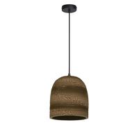 Pendelleuchte Stahl Karton OSRAM E27 Braun 1 Luz Para Interior