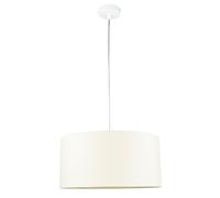 Pendelleuchte Tela Pantalla Crema Oro Velur Óptica Ø40cm Comedor Lámpara Aylmer