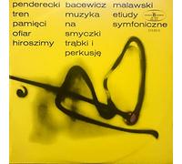 Penderecki / Bacewicz / Malawski - Tren Pamięci Ofiar Hiroszimy / Muzyka Na Smyczki Trąbki I Perkusję / Etiudy Symfoniczne (12" Vinyl LP)(1973)(Muza XL 0171)