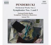 Penderecki, K. - Penderecki : Symphonies n° 1 et n° 5 (Oeuvres pour orchestre vol 2)