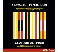 Penderecki : Quatuors à cordes & Trio à Cordes / Quatuor Molinari