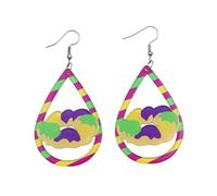 Pendiente De Borlas Largas Pendientes Colgantes Bohemios Para Fiesta Carnaval Máscara Colgante Gota Agua Joyería Oreja Pendientes Colgantes Llamativos Para Mujer