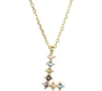 Pendiente de Joya Silver Letra de Cumpleaños, Zirconia para Hombres y Mujeres, Chicas, Accesorios para Celebraciones de Familia