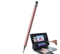 Pendiente de silicona para disco táctil de doble cabeza Pantalla | Lápiz ultra sensible con puntas reemplazables y precisión de puntos finos: práctico lápiz digital para pintar entretenidos
