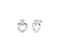 PENDIENTE GUESS - CRAZY IN LOVE Color: Plata