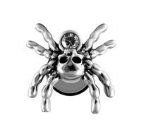 Pendiente para Cartílago de Oreja Joyería Gótica Diseño Realista De Araña