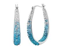 Pendientes 1 par de diamantes de imitación decorativo aro pendiente aleación san valentín Huggie Pendientes para niñas aleación rosa limpiador tamaño caja joyería, Taille unique, Metal, Sin gema