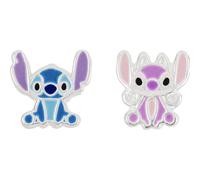 Pendientes angel & stitch disney plata