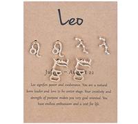 Pendientes Aro Plata Mujer Constelación Aretes Capa Regalo Pares Joyas De Signo Constelación Exquisita 12 Zodíacos Zodíacos Antiguo-Inglés Horóscopos Cumpleaños Pendientes (E, One Size)