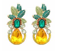 Pendientes asimétricos flores creativos y personalizados, modernos, pequeños, frescos, finos y versátiles, con colgante largo para mujer.