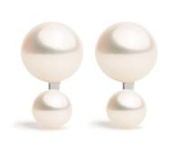 Pendientes Baker de Perlas Cultivadas de Agua dulce blancas tipo botón de 3-3.5mm y 6-6.5 mm | Secret & You | Plata de Ley de 925 milésimas bañada en Rodio