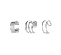 Pendientes brazalete 925 pendientes brazalete de plata esterlina no Piercing falso cartílago orejas puño conque puños de orejas para mujeres Accesorios tamaño limpiador joyas, talla única, Metal, Sin