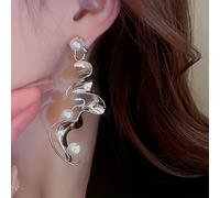 Pendientes colgantes asimétricos distintivos para mujer, perfectos para uso casual diario y para hacer un llamado