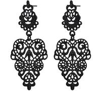 Pendientes colgantes con colgante de hoja hueca de Bohemia para mujeres Regalo de joyería de fiesta con pendientes colgantesUn diseño simple y refinado