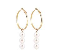 Pendientes colgantes con perlas redondas para mujer, asequibles y resistentes, Dexterous And Professional
