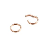 Pendientes colgantes de aro para mujer, aretes de fiesta de 12 mm de acero inoxidable para regalos de vacaciones, fiestas familiares, bodas, Acero inoxidable, No es una piedra preciosa