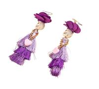 Pendientes Colgantes De Esqueleto Bohemio Portátiles Joyería Borlas Punk Góticas Para Mujeres Estilos Étnicos Cómodos Durante Todo Día Pendientes Para Festivales Fiesta Halloween