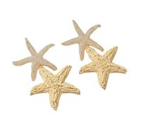 Pendientes Colgantes De Estrella De Mar De Rafia Tejida A Mano De Color Caqui, con Diseño De Flor De Paja Bohemia, Accesorios De Joyería De Playa Tropical De Verano para Mujeres Y Niñas.