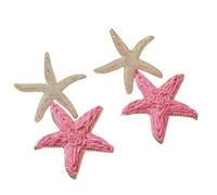 Pendientes Colgantes De Estrella De Mar De Rafia Tejida A Mano En Color Rojo Rosa, con Diseño De Flor De Paja Bohemia, Accesorios De Joyería De Playa Tropical De Verano para Mujeres Y Niñas.