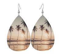 Pendientes colgantes de lágrima con estampado de paloma de dibujos animados, elegantes para mujer, joyería de moda para San Valentín