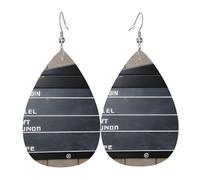 Pendientes colgantes de lágrima con estampado de palomitas de maíz y películas de cine para mujer, joyería de moda, festival, accesorio de uso diario