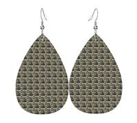 Pendientes colgantes de lágrima con estampado de pingüino, elegantes para mujer, joyería de moda para San Valentín