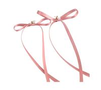 Pendientes colgantes de lazo de perlas de moda, aretes de nudo de lazo, aretes simples de gota, joyería estética