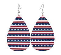 Pendientes colgantes de moda para mujer, de cuero ligero, diseño de pájaros fénix, diseño de lágrimas, talla única, Cuero