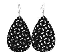 Pendientes colgantes de moda para mujer, de cuero ligero, diseño de pájaros fénix, diseño de lágrimas, talla única, Cuero