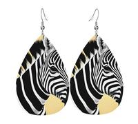 Pendientes colgantes de moda para mujer, de cuero ligero, diseño de runas mágicas, brújula, lágrima, joyería, talla única, Cuero