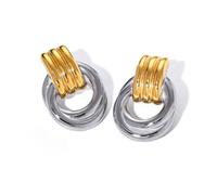 Pendientes Colgantes De Para Mujer Declaración Geométrica Diseños Colgantes Aretes Con Pendientes Aleación Con Acabado En Plata Y Oro Tonos