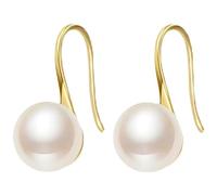 Pendientes colgantes de perlas blancas para mujer, sencillos, clásicos, de tacón alto, perlas de imitación, ligeros, delicados, minimalistas, para boda, novia, fiesta, joyería de moda, regalos, Cobre