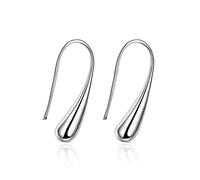 Pendientes Colgantes De Plata 925 Con Forma De Lágrima/gota De Agua/gota De Lluvia Para Mujer