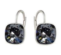 Pendientes colgantes de plata de ley 925 con cristales de circonita, joyas de plata auténtica, para mujeres y niñas, ideal como regalo, Universal, Plata de ley, Circonia cúbica