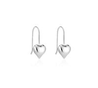 Pendientes colgantes de plata de ley para mujeres y niñas, aretes colgantes con circonita cúbica, hipoalergénicos, forma redonda, regalo de joyería de cumpleaños, talla única, Metal metal regalos para