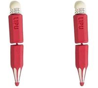 Pendientes colgantes de temperamento lindo regalo hip hop femenino punk joyería de moda mujer pendientes estilo coreano pendientes lápiz rojo (rojo) diseño inteligente