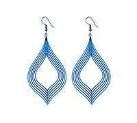 Pendientes colgantes geométricos esmerilados vintage, delicados y a la moda para mujer