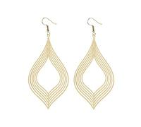 Pendientes colgantes geométricos esmerilados vintage, delicados y a la moda para mujer
