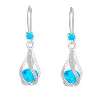 Pendientes colgantes giratorios de gota de agua, joyería de fiesta, textura de latón para mejorar la elegancia, para oficina o fiesta, aretes de moda para mujer, talla única, como se describe, como se