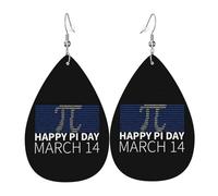 Pendientes Colgantes Matemáticas Con Espiral Pi Del Día De Pi 3.14 Pendientes Moda Aretes Colgantes Cuero Sintético Para Varias Ocasiones De Fiesta Regalo Mujer