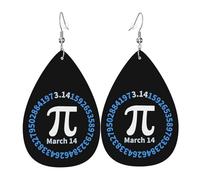 Pendientes Colgantes Matemáticas Con Espiral Pi Del Día De Pi 3.14 Pendientes Vintage Aretes Colgantes Decoración Para Talla Única Regalo Mujer