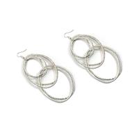 Pendientes Colgantes Multicirculares Sofisticados Para Pieles Sensibles Aros Elegantes Diseño De Cierre Seguro Joyas Regalo Perfectas Pendientes Aro Grandes Y Livianos