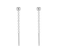 Pendientes colgantes, paquete de aretes vintage de plata de ley 999 para regalos de vacaciones, fiestas familiares, bodas, Plata de ley 999, No es una piedra preciosa